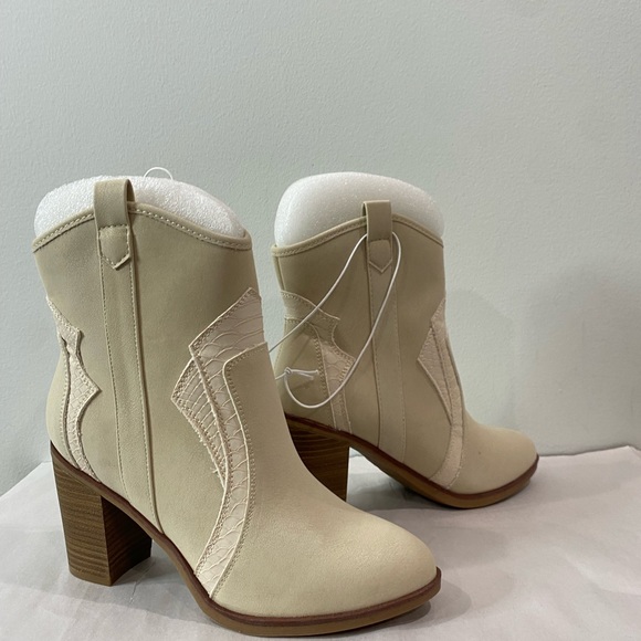 MIA Simmone Cowboy Boots ivory - Picture 7 of 12